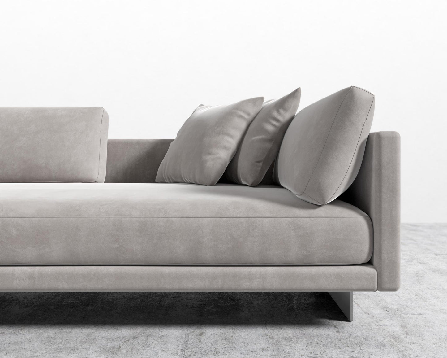 Dresden Left Arm Sofa - Chiffon