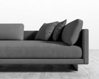 Dresden Left Arm Sofa - Plush Weave - Fin