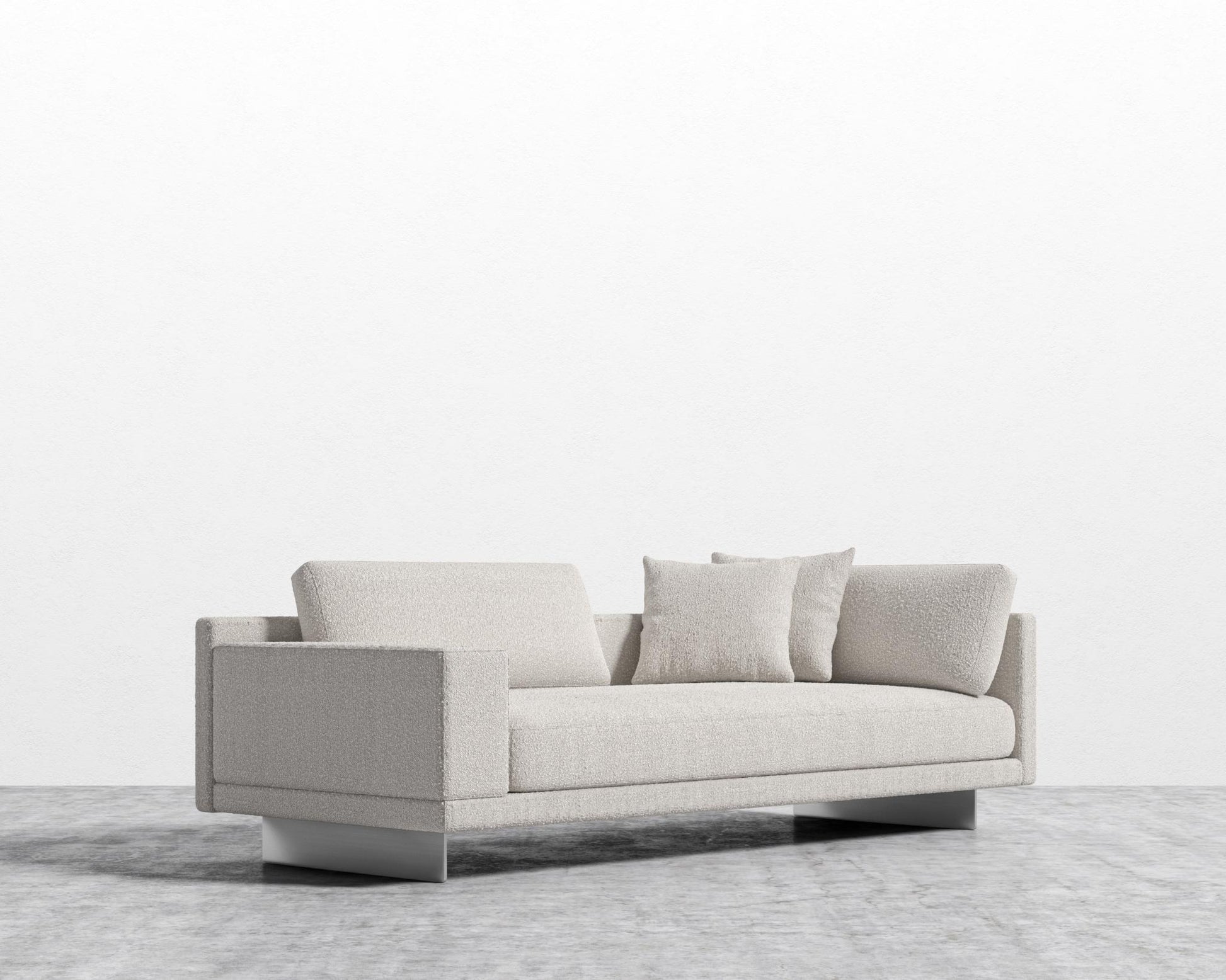Dresden Left Arm Sofa - Chatou Boucle - Pearl