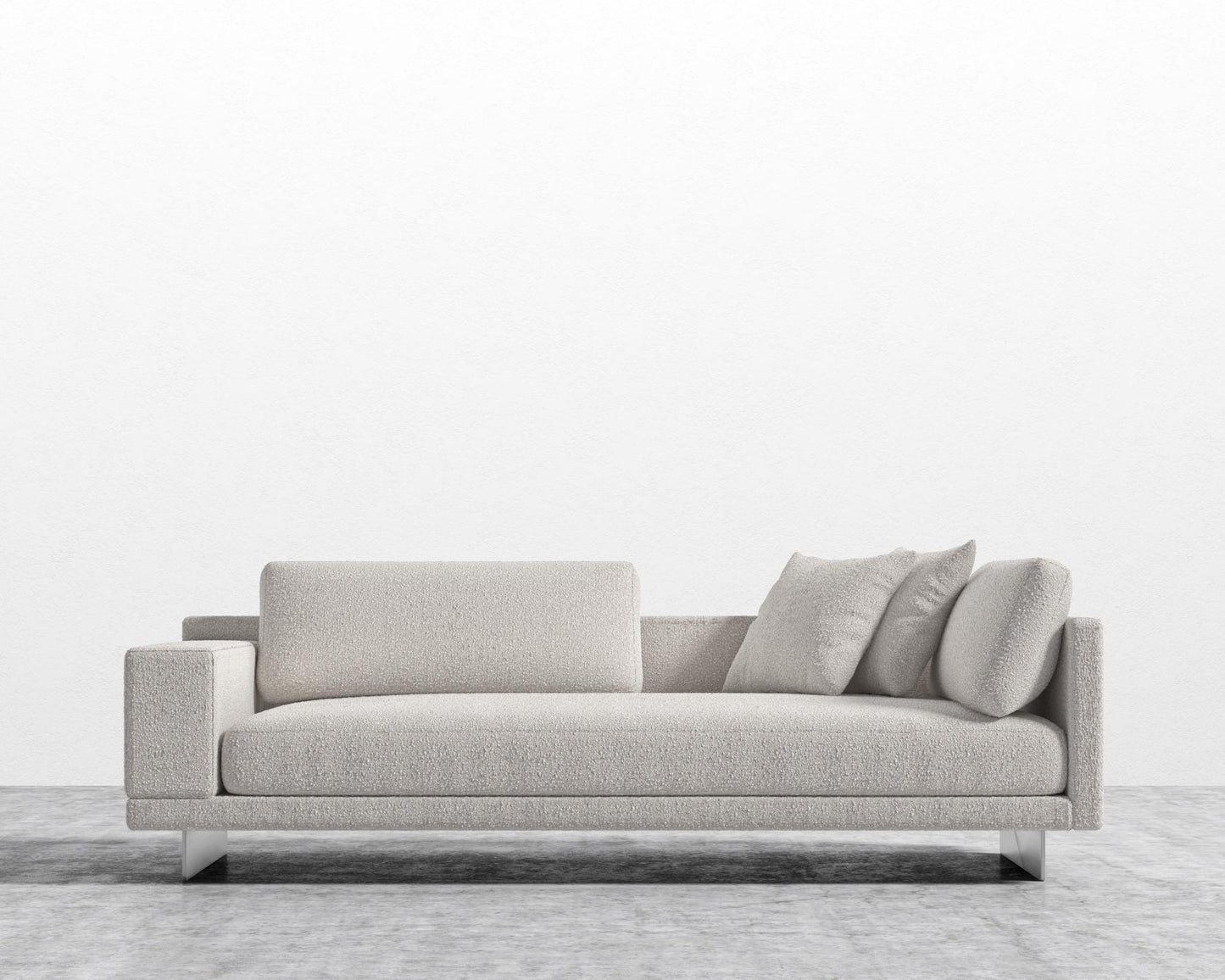 Dresden Left Arm Sofa - Chatou Boucle - Pearl