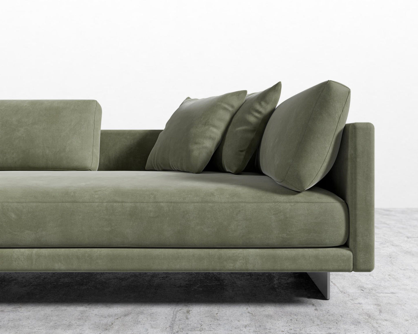 Dresden Left Arm Sofa - Sage