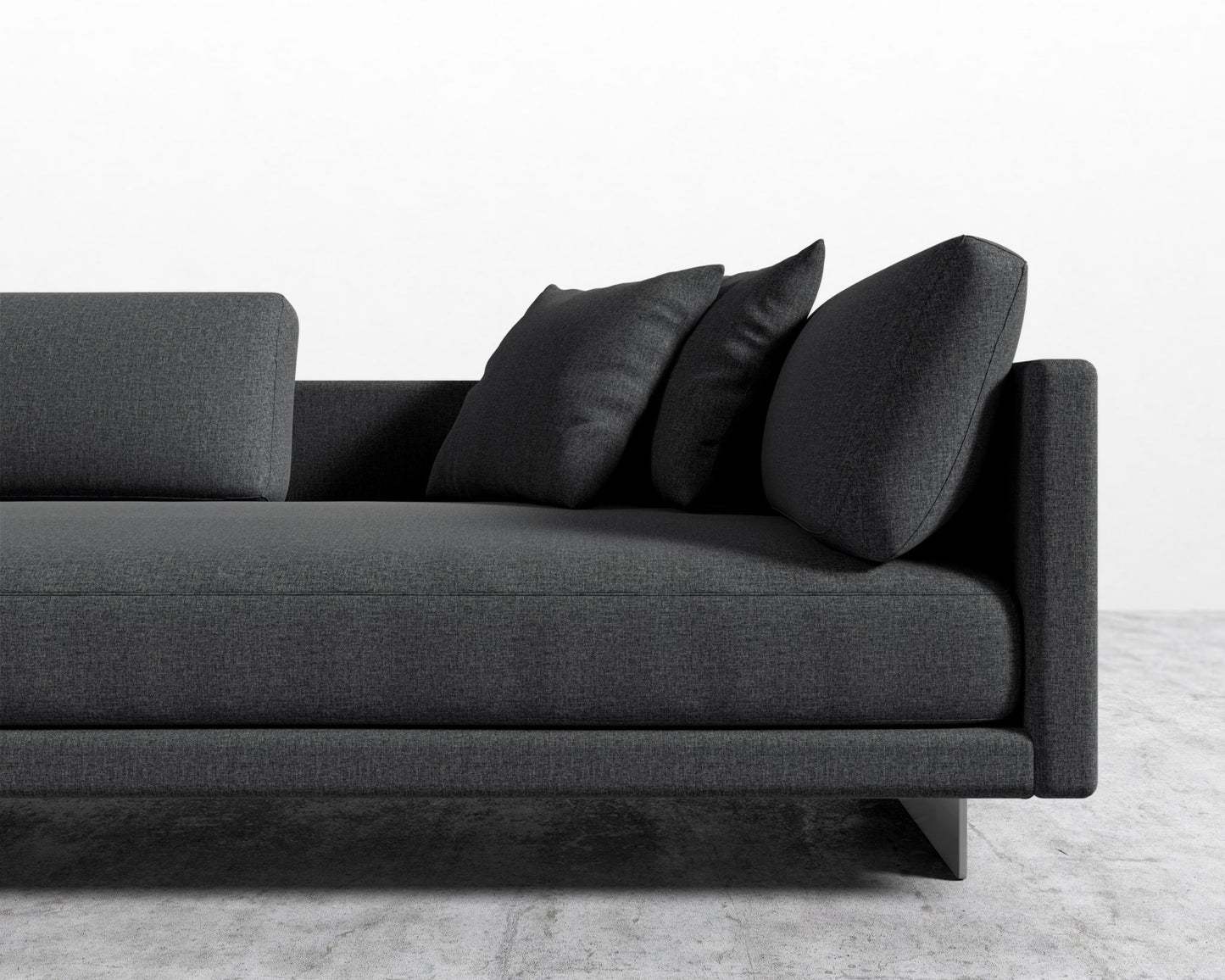Dresden Left Arm Sofa - Modern Felt - Stockholm