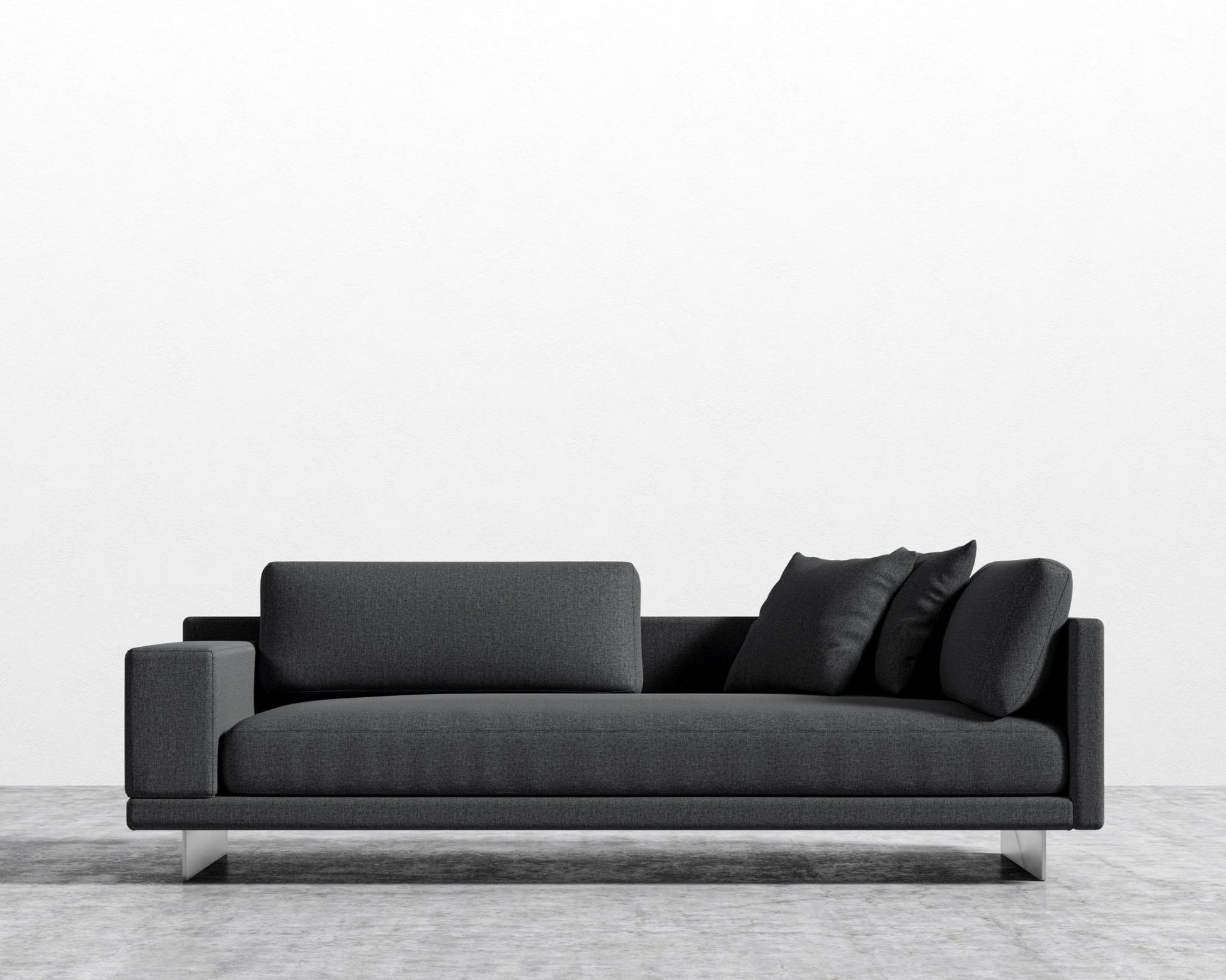 Dresden Left Arm Sofa - Modern Felt - Stockholm