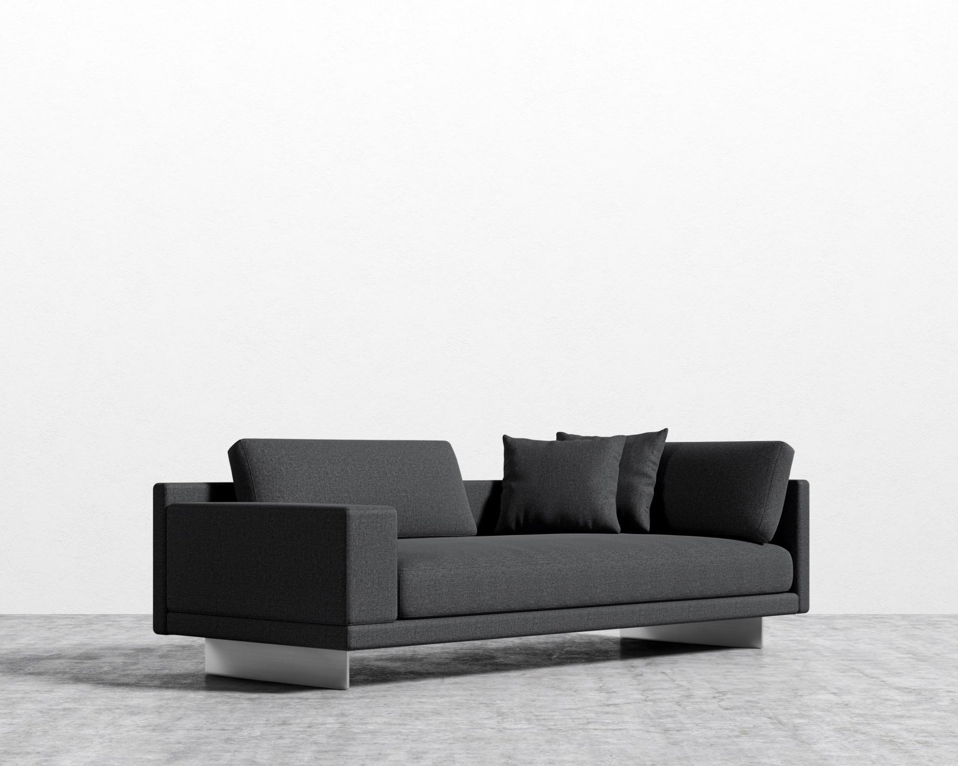 Dresden Left Arm Sofa - Modern Felt - Stockholm