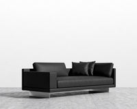 Dresden Left Arm Sofa - Trento Jet Black