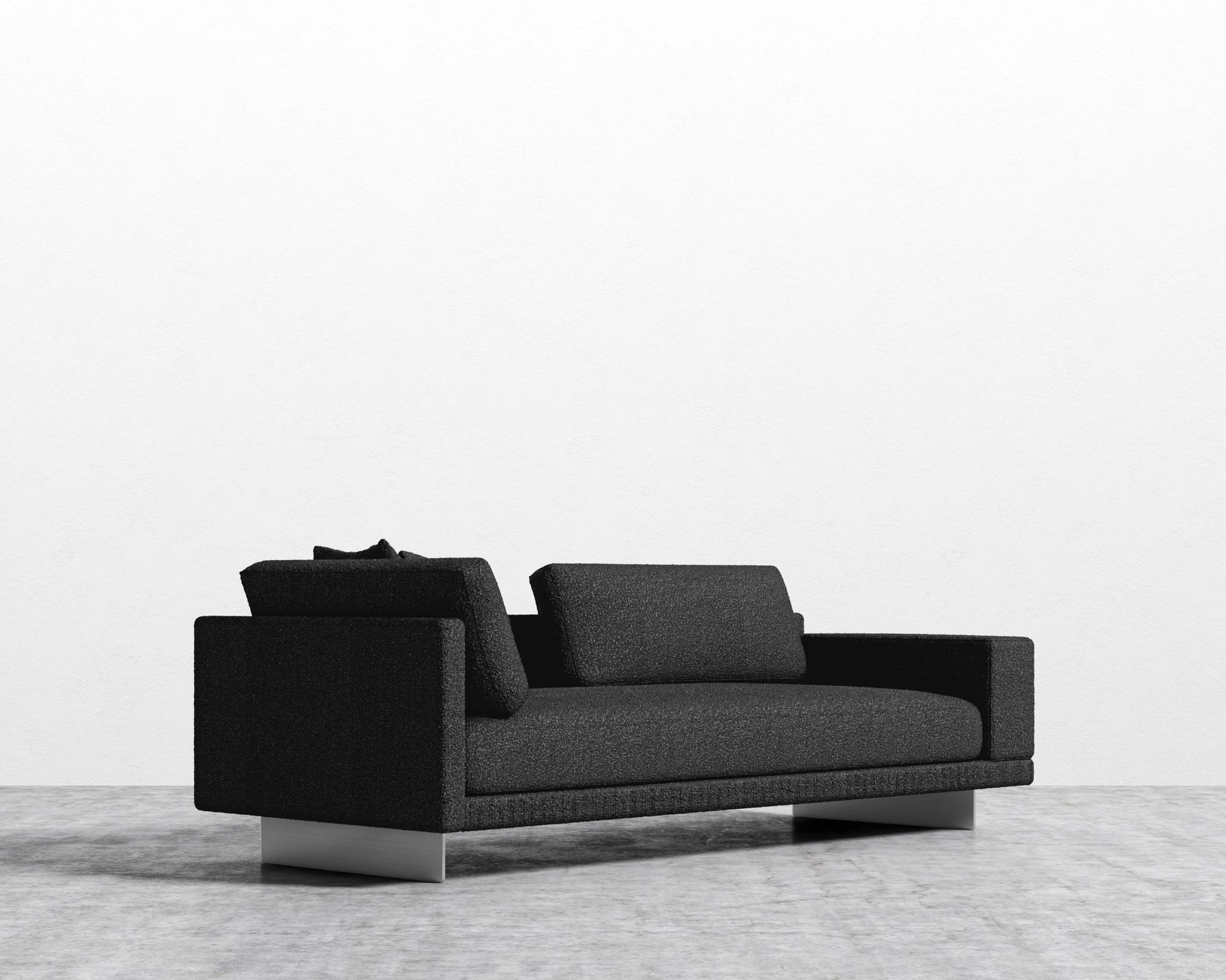 Dresden Right Arm Sofa - Chatou Boucle - Caviar