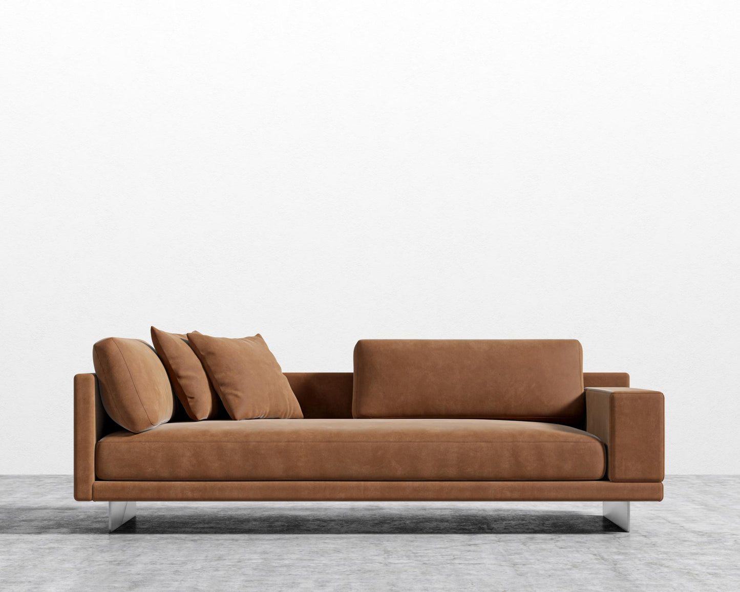 Dresden Right Arm Sofa - Venice Vegan Suede - Cider