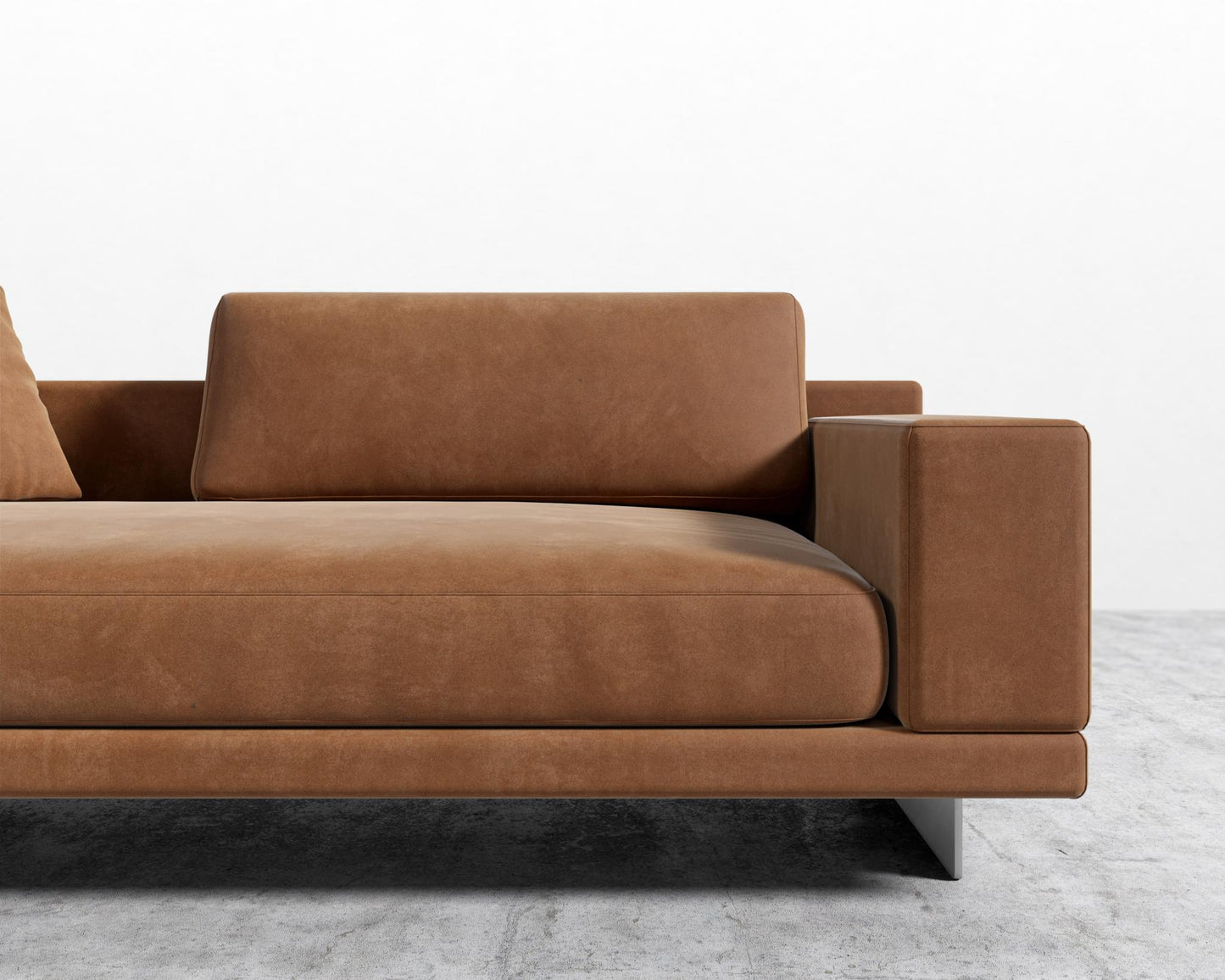 Dresden Right Arm Sofa - Venice Vegan Suede - Cider