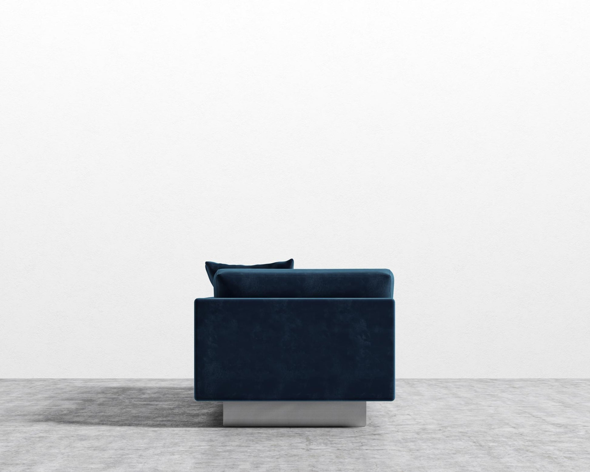 Dresden Right Arm Sofa - Plush Velvet - Cobalt