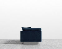 Dresden Right Arm Sofa - Plush Velvet - Cobalt