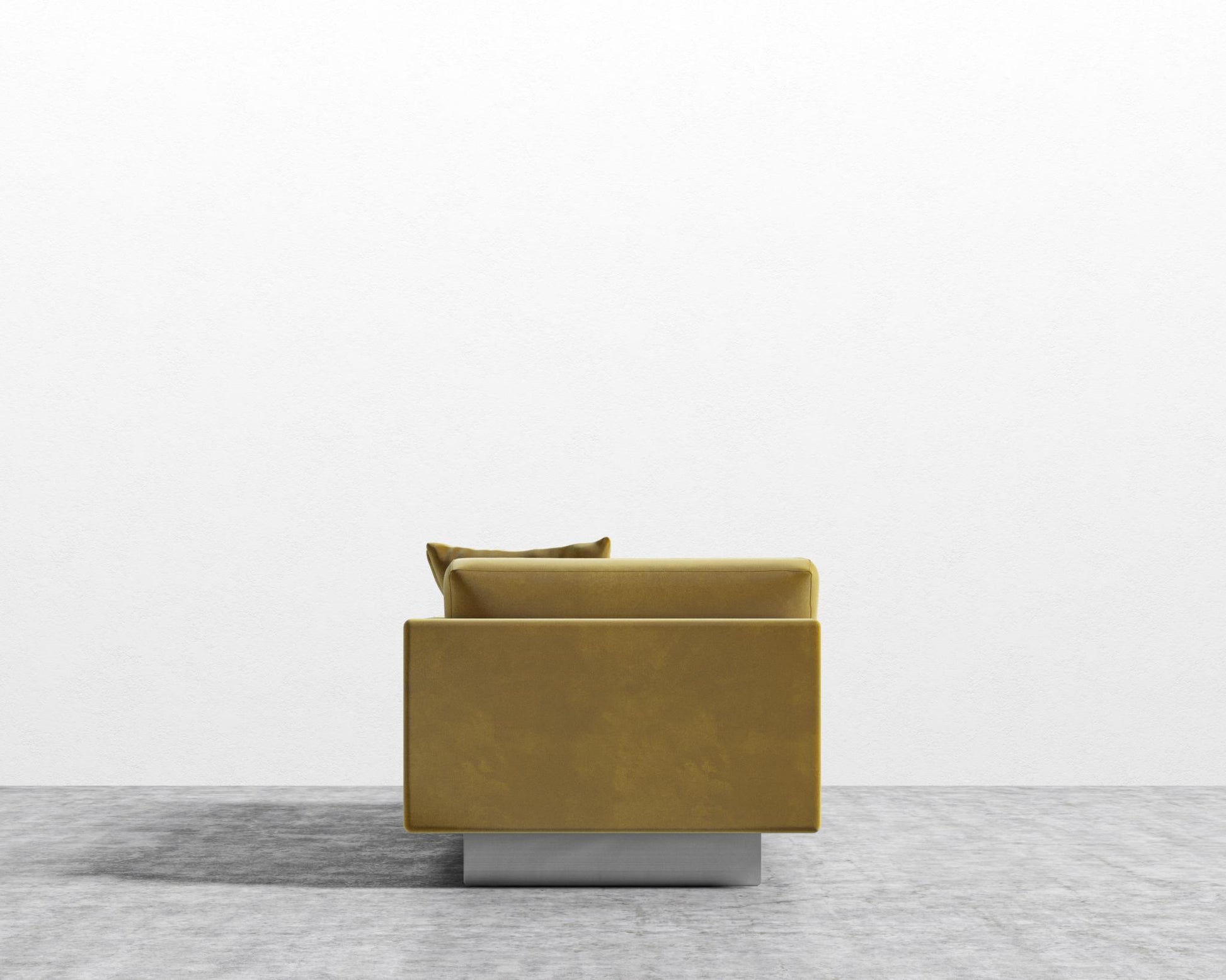 Dresden Right Arm Sofa - Plush Velvet - Golden Beryl