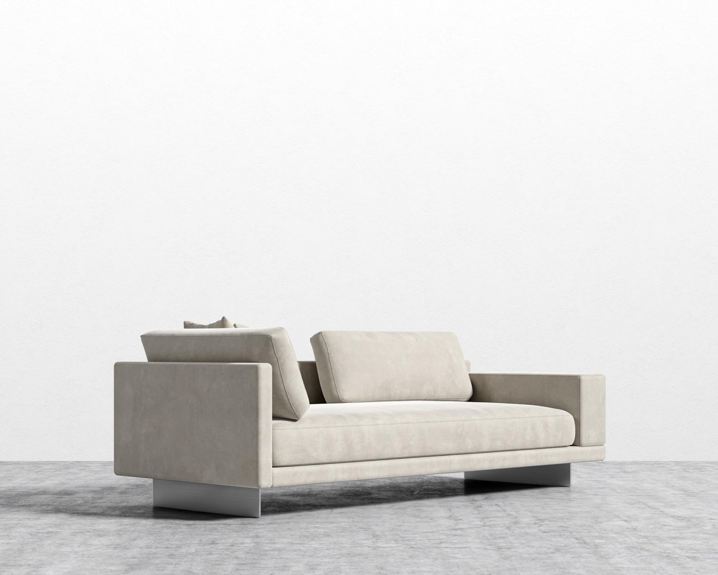 Dresden Right Arm Sofa - Venice Vegan Suede - Latte