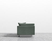 Dresden Right Arm Sofa - Plush Velvet - Moonstone