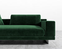 Dresden Right Arm Sofa - Plush Velvet - Moss