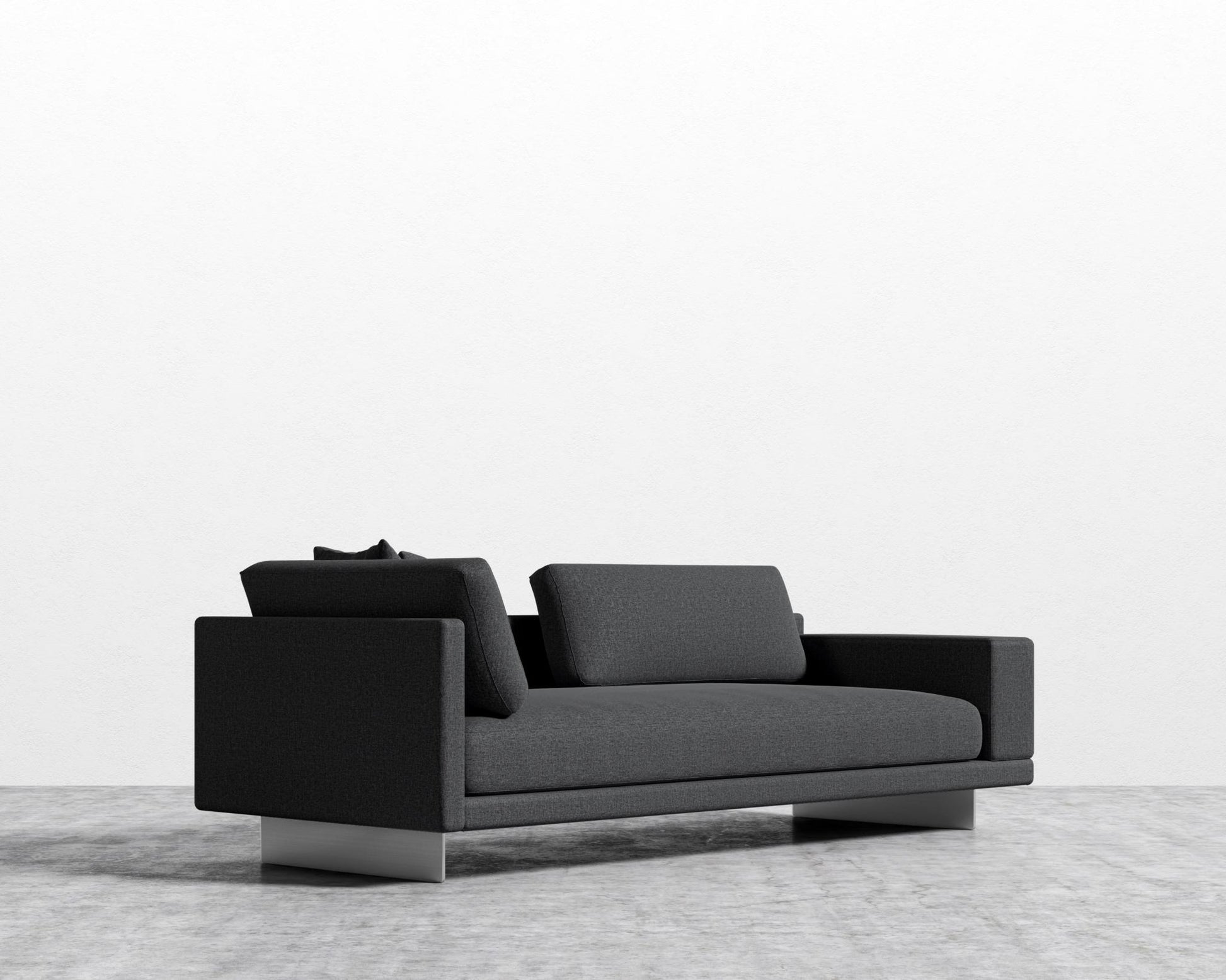 Dresden Right Arm Sofa - Modern Felt - Stockholm