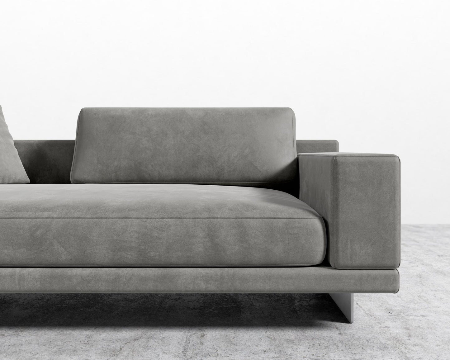Dresden Right Arm Sofa - Venice Vegan Suede - Strato