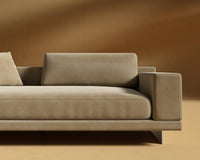 Dresden Right Arm Sofa - Plush Velvet - Dune