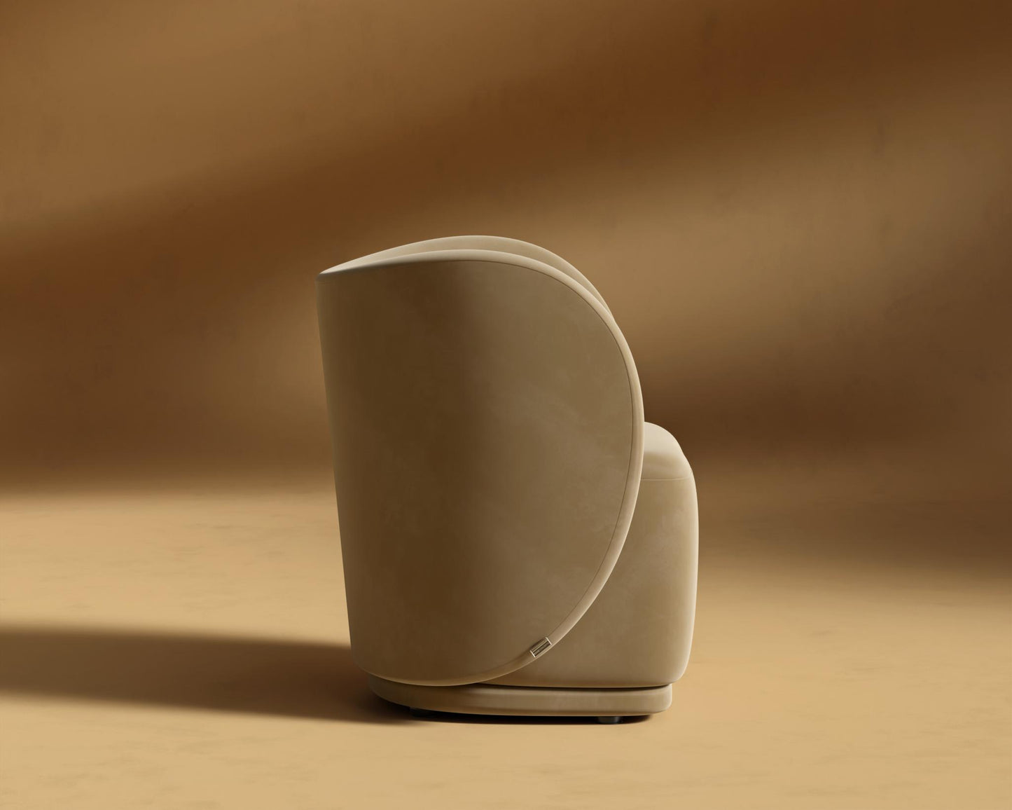 Diane Lounge Chair - Plush Velvet - Dune