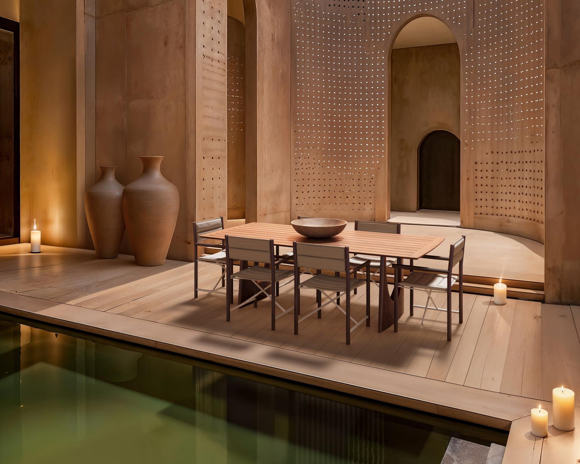 Coppola Chair and Arco Dining Table