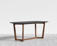 Evelyn Dining Table 71in - Black Marble