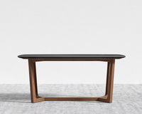 Evelyn Dining Table 71in - Black Marble