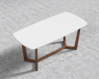 Evelyn Dining Table - White Lacquer