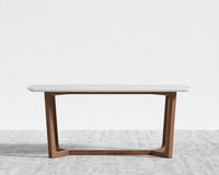Evelyn Dining Table - White Lacquer