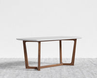 Evelyn Dining Table - White Lacquer