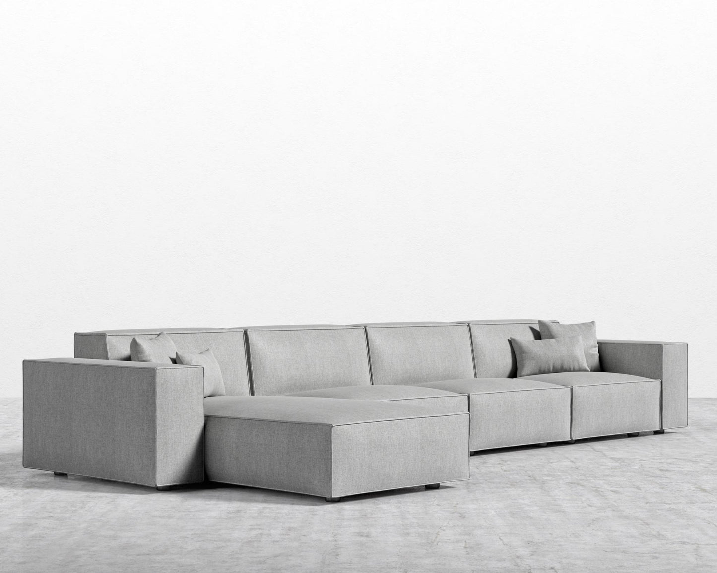 Porter Extended Sectional - Modern Felt - Malmo