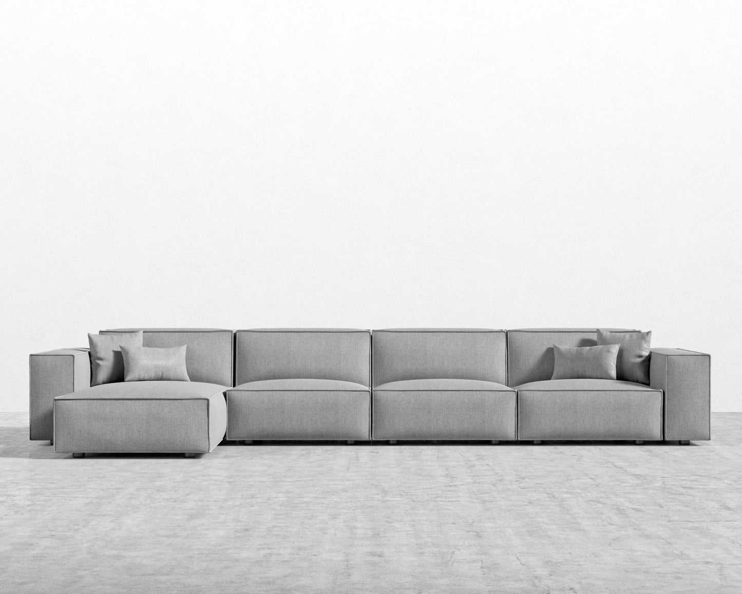 Porter Extended Sectional - Modern Felt - Malmo