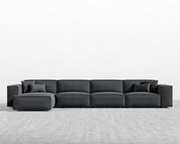 Porter Extended Sectional - Modern Felt - Stockholm