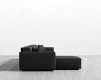 Porter Extended Sectional - Chatou Boucle- Caviar