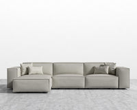 Porter Sectional - Plush Weave - Oyster