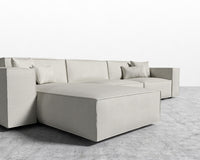 Porter Sectional - Plush Weave - Oyster