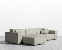 Porter Sectional - Plush Weave - Oyster
