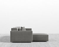 Porter Sectional - Vegan Venice Suede - Strato