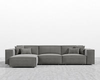 Porter Sectional - Vegan Venice Suede - Strato