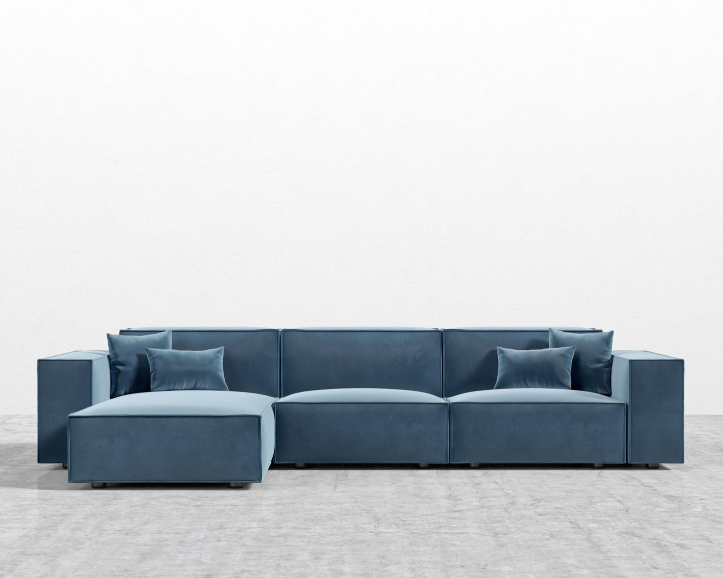 Porter Sectional - Plush Velvet - Solstice