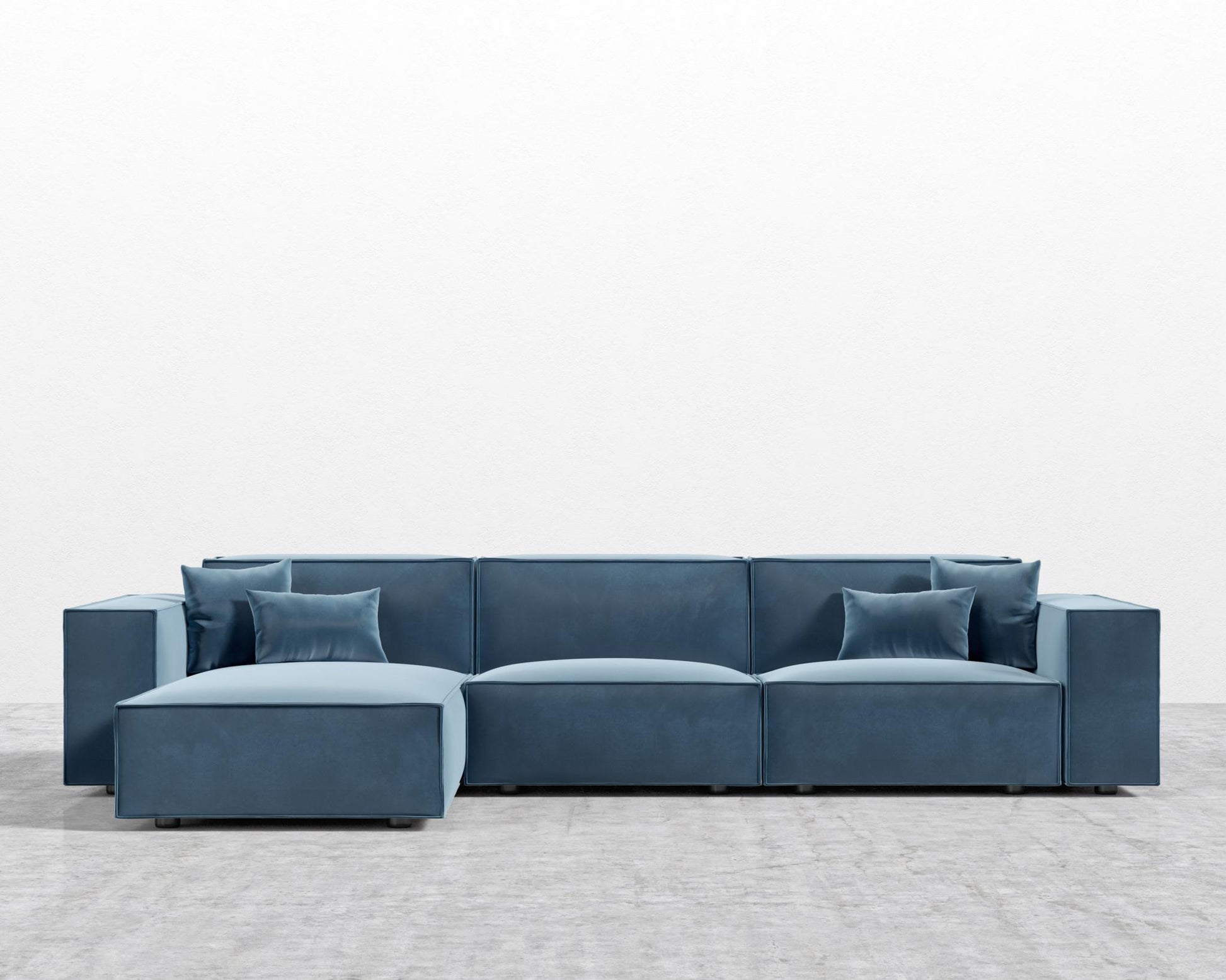 Porter Sectional - Plush Velvet - Solstice