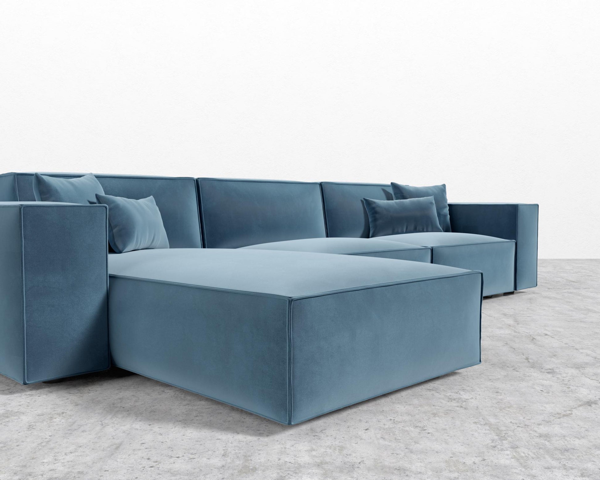 Porter Sectional - Plush Velvet - Solstice