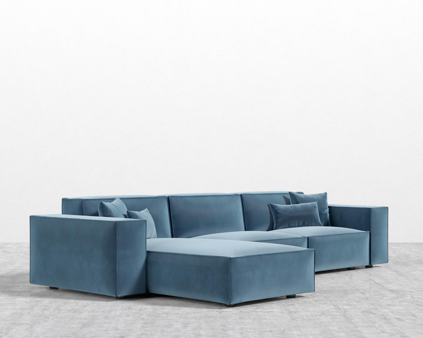 Porter Sectional - Plush Velvet - Solstice