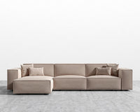 Porter Sectional - Plush Velvet - Blush