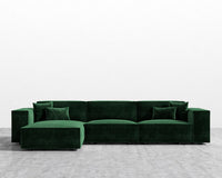Porter Sectional - Plush Velvet - Moss
