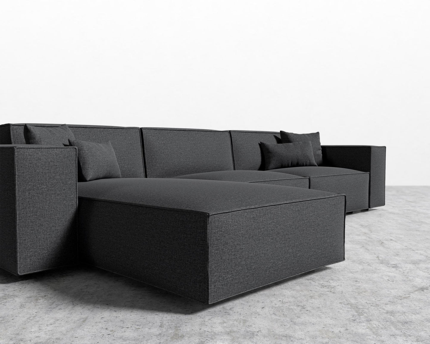 Porter Sectional - Modern Felt - Stockholm