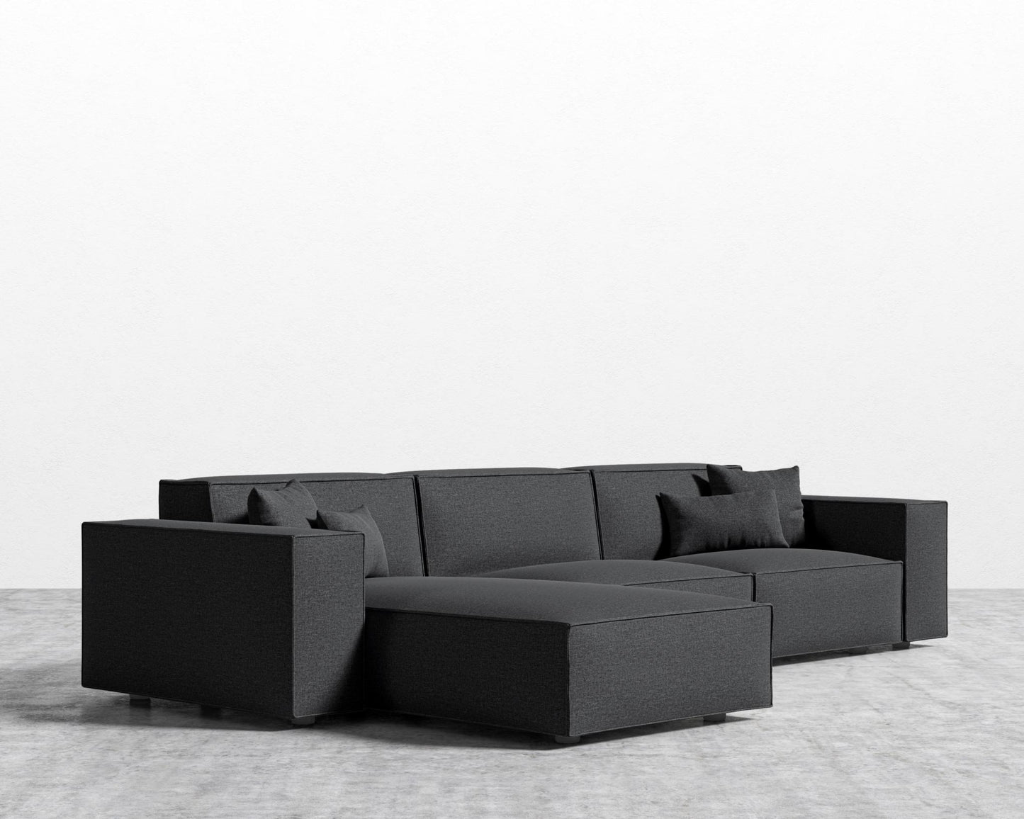 Porter Sectional - Modern Felt - Stockholm