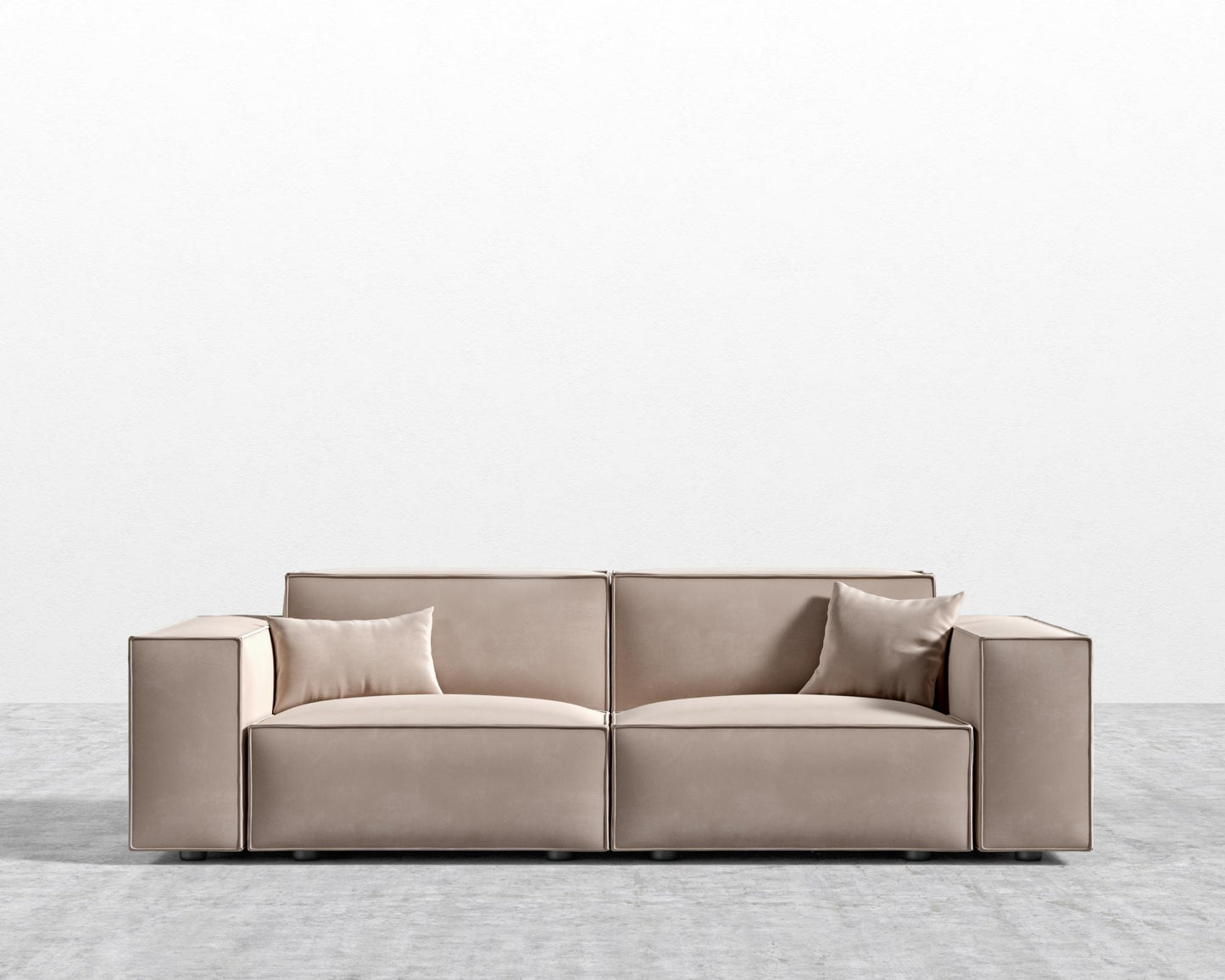 Porter Sofa - Leuven Linen - Blush