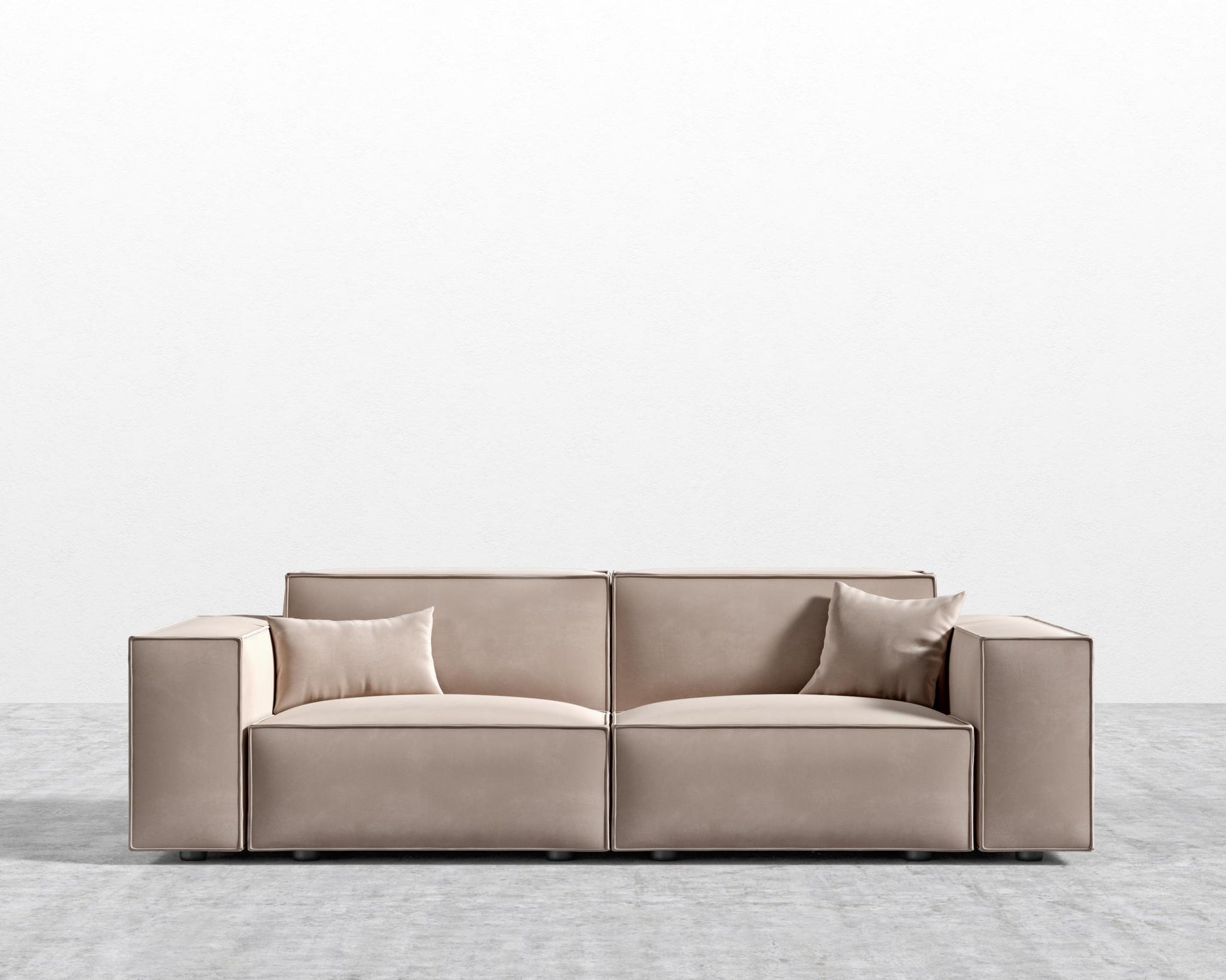 Porter Sofa - Leuven Linen - Blush