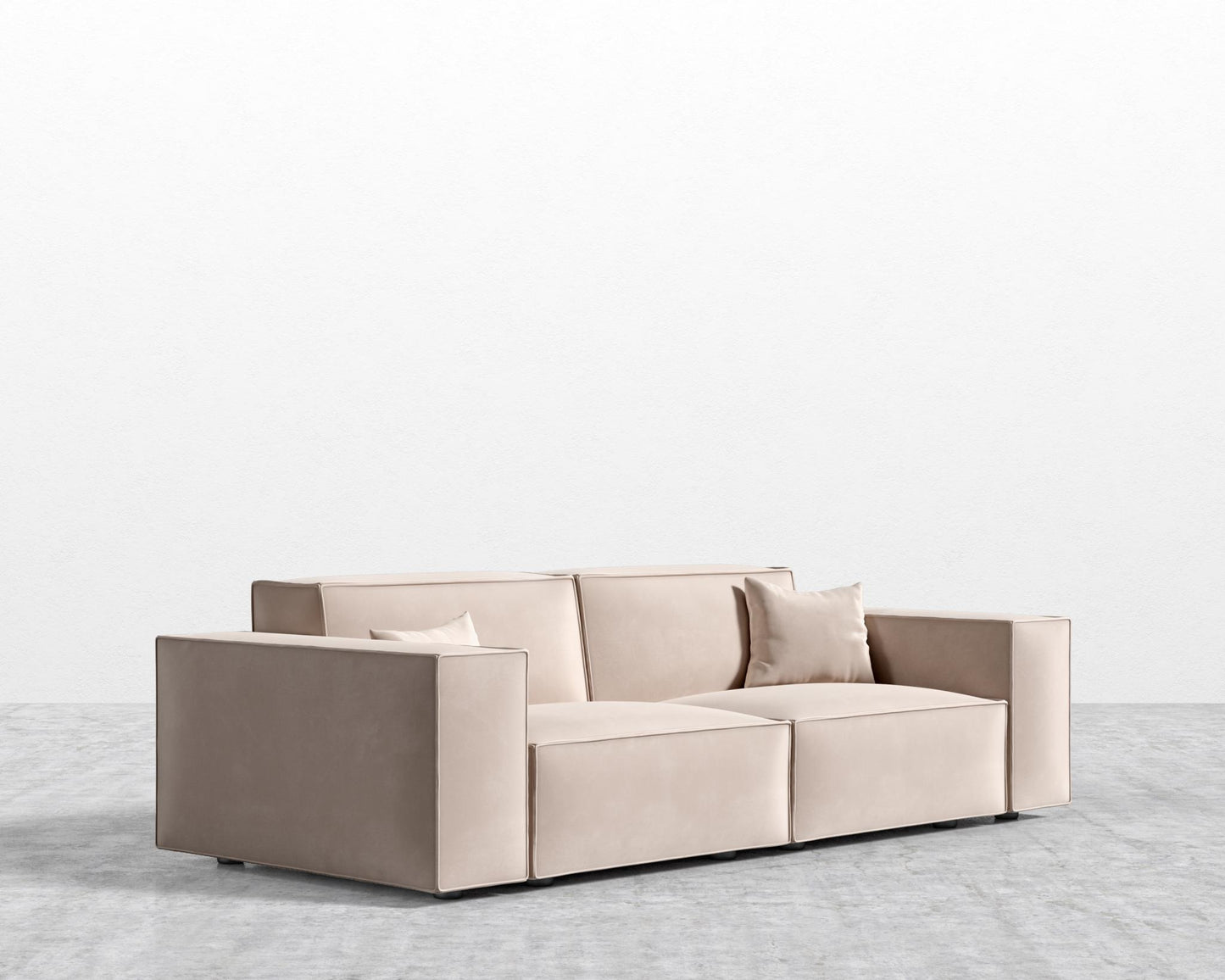 Porter Sofa - Leuven Linen - Blush