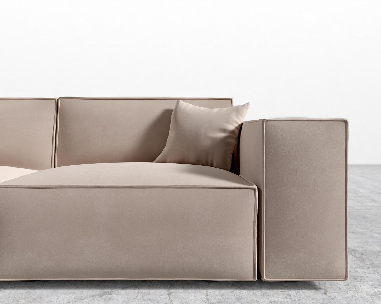 Porter Sofa - Leuven Linen - Blush