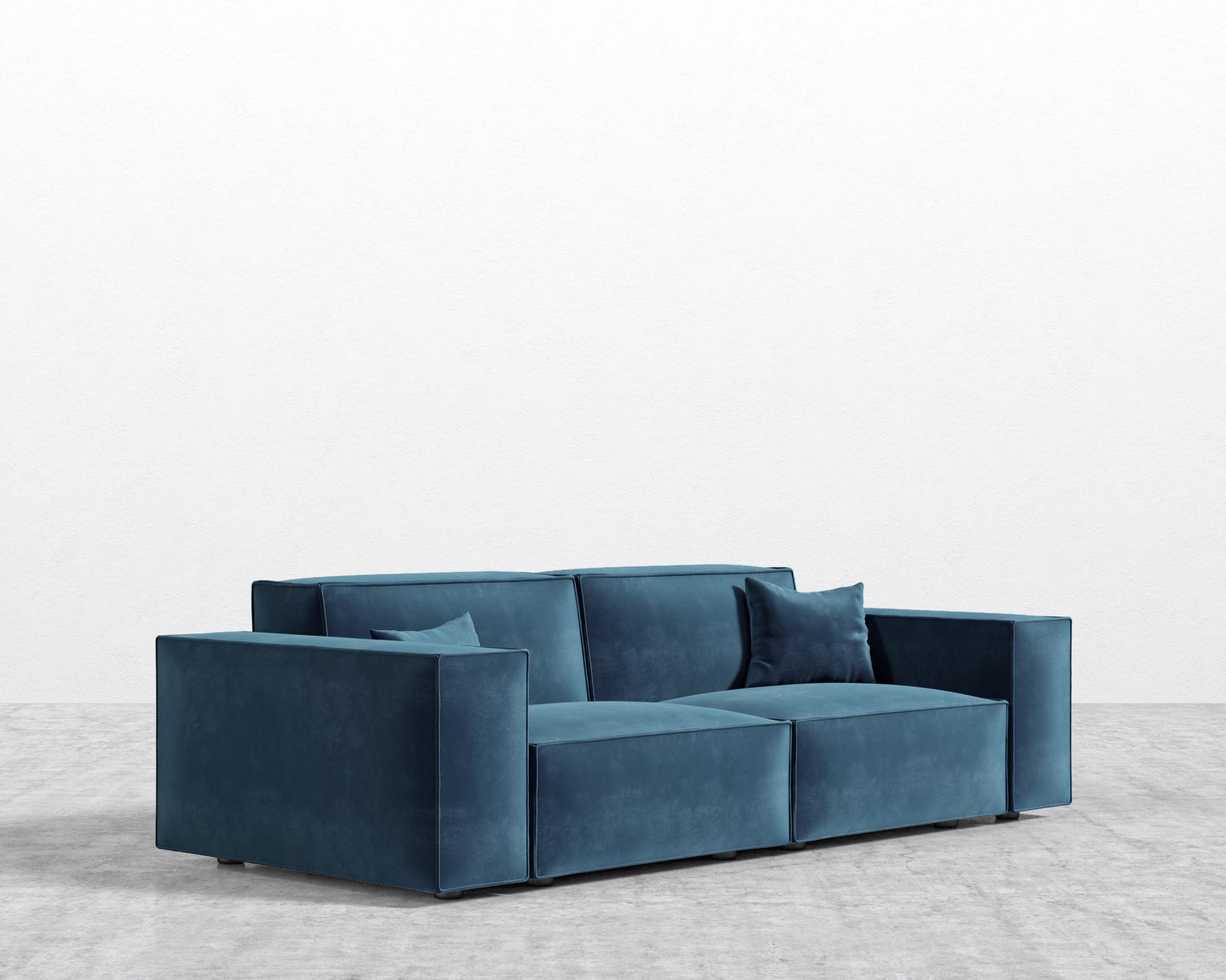 Porter Sofa - Leuven Linen - Cobalt